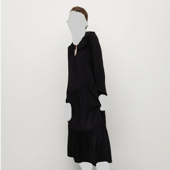 Mango flowy ruffled dress - Picture 1 of 5